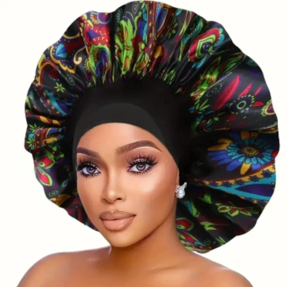 New women's multi colored hair bonnet hair accessories